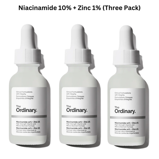 Niacinamide 10% + Zinc 1% (Three Pack)