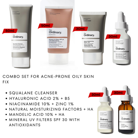 Science-Backed Combo Set for Oily, Acne-Prone Skin: The Best Ingredients You Need! - Modarak Qatar